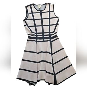 Torn By Ronny kobo Pink Black Detailed Mini Dress. Size L